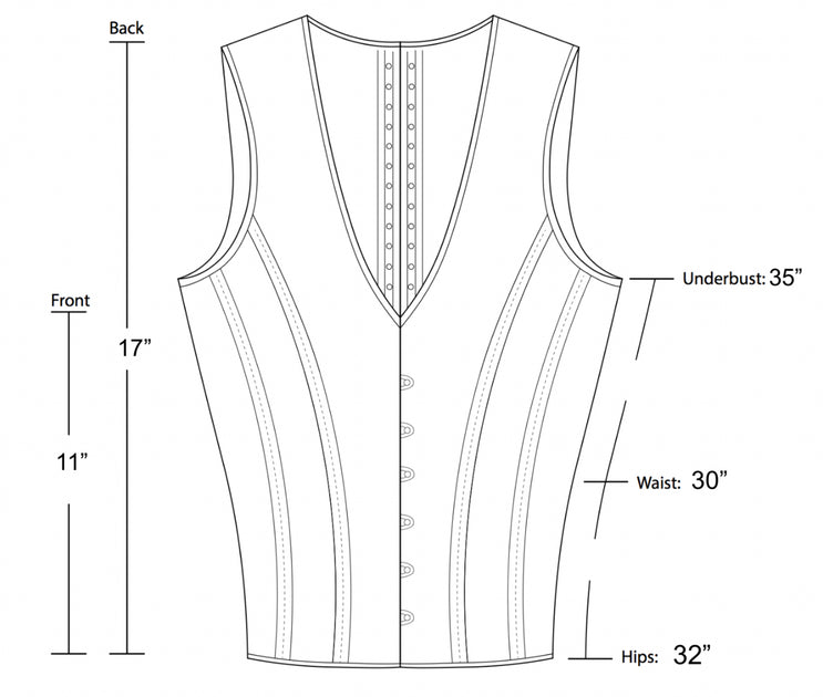 No 71 Corset Vest Innova Corsetry