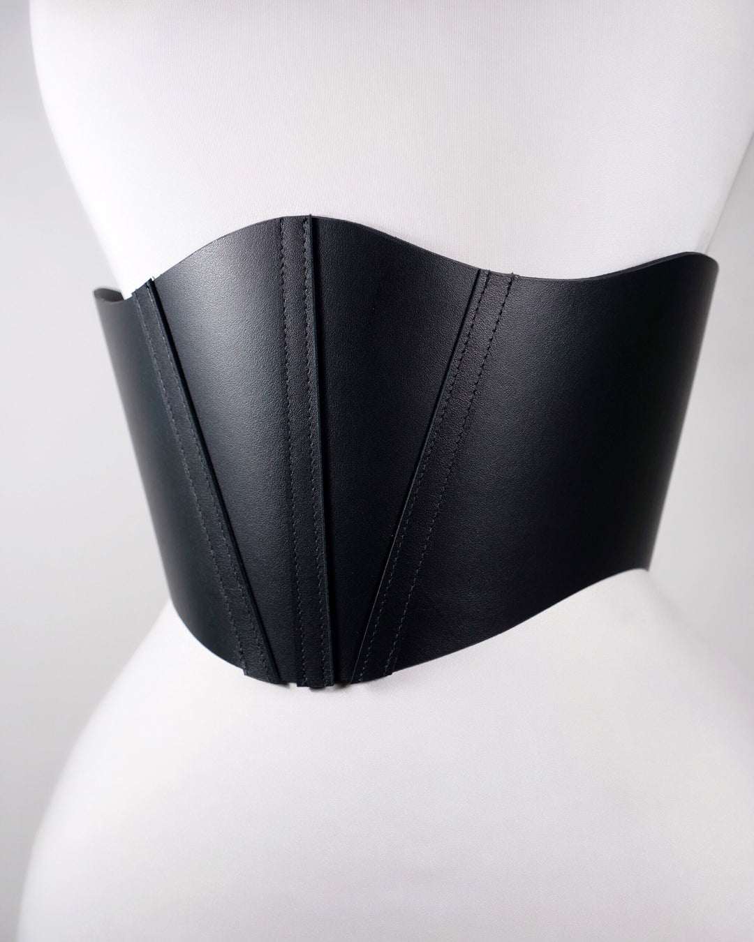 Agnona Covered 2-prong Wide Corset Belt size 75 ~27-28” Agnona Covered Buckle Suede Corset Belt size 85/34” | eBay main image 4